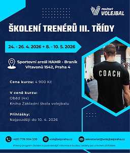 Školení trenérů III. třídy 2026
