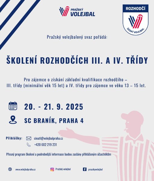 Pražský volejbalový svaz pořádá (23 × 27 cm)