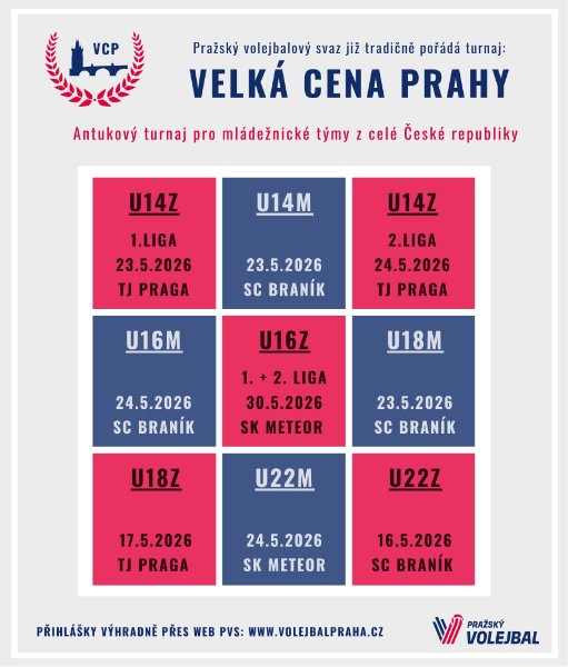 Pražský volejbalový svaz pořádá (23 × 27 cm) (1)