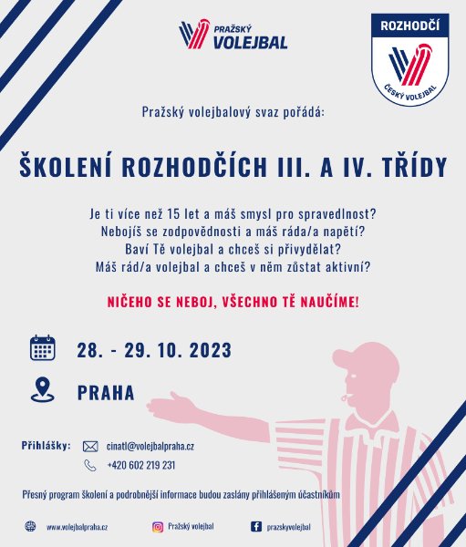 Pražský volejbalový svaz pořádá (23 × 27 cm) (1)